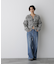 「STEVELOUR」ミックスカラー2WAYスナップニット