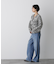 「STEVELOUR」ミックスカラー2WAYスナップニット