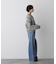 「STEVELOUR」ミックスカラー2WAYスナップニット
