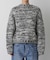 「STEVELOUR」ミックスカラー2WAYスナップニット