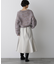 「STEVELOUR」ミックスカラー2WAYスナップニット