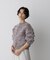「STEVELOUR」ミックスカラー2WAYスナップニット