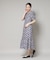 troisieme chaco／CUT JACQUARD PRINT ワンピース