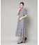 troisieme chaco／CUT JACQUARD PRINT ワンピース