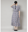 troisieme chaco／CUT JACQUARD PRINT ワンピース