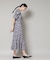 troisieme chaco／CUT JACQUARD PRINT ワンピース