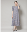 troisieme chaco／CUT JACQUARD PRINT ワンピース