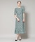 troisieme chaco／CUT JACQUARD PRINT ワンピース