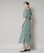 troisieme chaco／CUT JACQUARD PRINT ワンピース