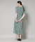 troisieme chaco／CUT JACQUARD PRINT ワンピース