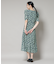 troisieme chaco／CUT JACQUARD PRINT ワンピース