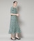 troisieme chaco／CUT JACQUARD PRINT ワンピース