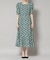 troisieme chaco／CUT JACQUARD PRINT ワンピース