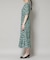 troisieme chaco／CUT JACQUARD PRINT ワンピース