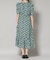 troisieme chaco／CUT JACQUARD PRINT ワンピース