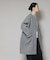 ノーカラーコクーンミドルコート