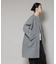 ノーカラーコクーンミドルコート