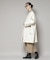 ノーカラーコクーンミドルコート