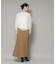 クルーネックカシミヤ混ニットプルオーバー