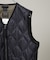 TAION／MILITARY V NECK W-ZIP DOWN VT