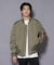 ALPHA INDUSTRIES／MA-1 OXFORD FLIGHT JACKET