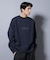 「NJ／CLUB」裏起毛 ジャージークルーネックスウェット