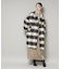 シャギーチェックコート