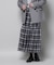 オンブレーチェックチュールスカート
