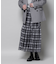 オンブレーチェックチュールスカート