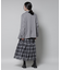 オンブレーチェックチュールスカート
