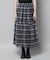 オンブレーチェックチュールスカート