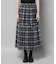オンブレーチェックチュールスカート