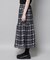 オンブレーチェックチュールスカート