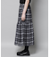 オンブレーチェックチュールスカート