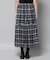 オンブレーチェックチュールスカート