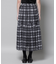 オンブレーチェックチュールスカート