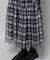 オンブレーチェックチュールスカート