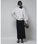 起毛リブカットタイトロングスカート