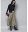 ブライトローンギャザータックスカート
