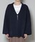総針ニットジャケットカーディガン