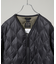 TAION／MILITARY W-ZIP V NECK DOWN JKT