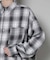 オーバーサイズチェックシャツ