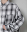 オーバーサイズチェックシャツ