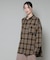 オーバーサイズチェックシャツ