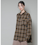 オーバーサイズチェックシャツ