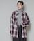 オーバーサイズチェックシャツ