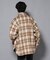 シャギーオンブレーチェックジャケット