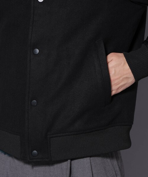 フェイクレザースタジャン｜ナノ・ユニバースの通販｜&mall（アンド