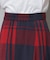起毛チェックタックフレアスカート