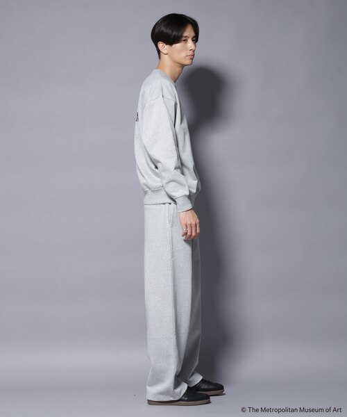 The Met」ロゴ刺繍 2WAYワイドスウェットパンツ（セットアップ可